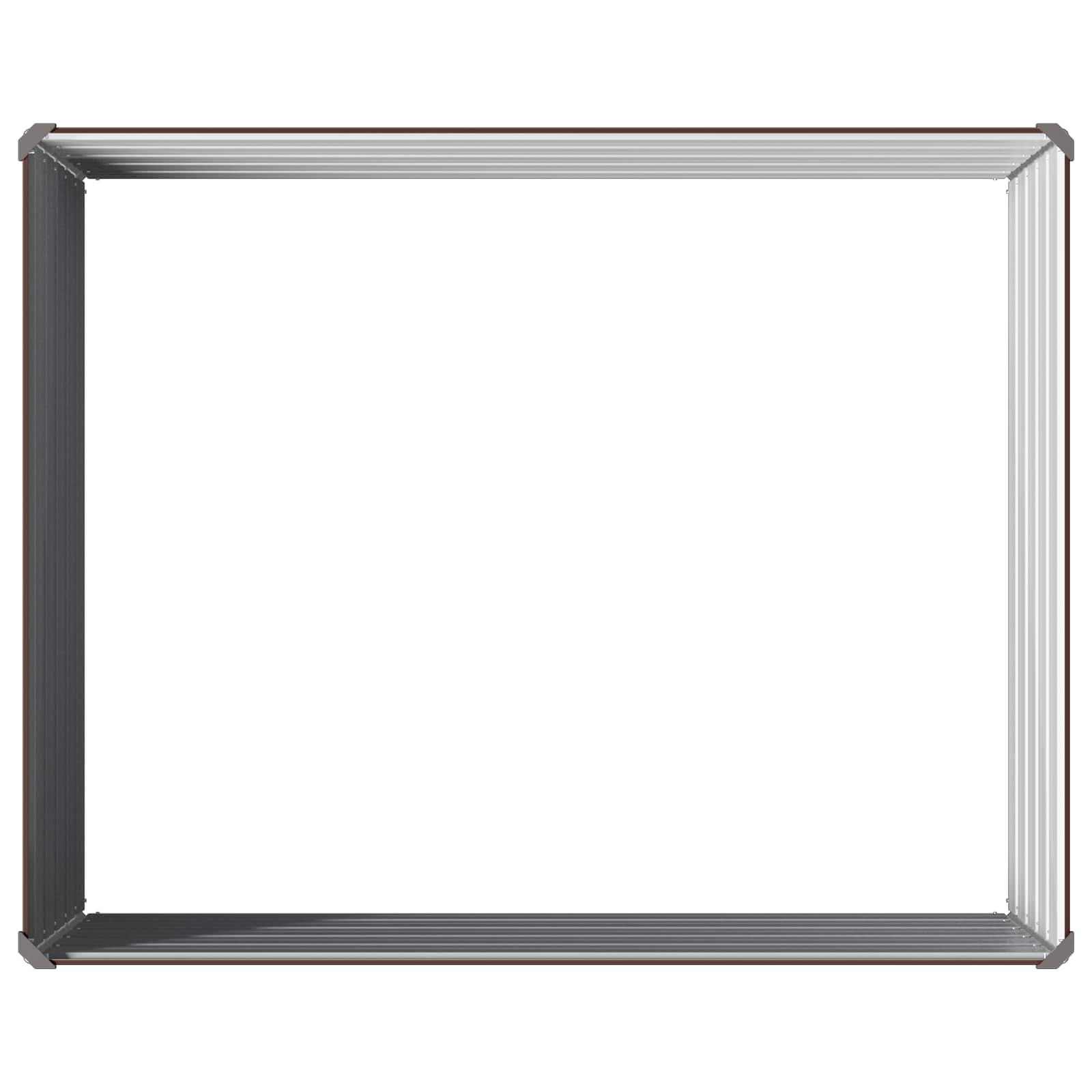 Υψωμένο Κρεβάτι Κήπου Καφέ 100 x 80 x 55 εκ. - Pakobazaar