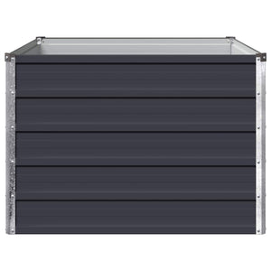 Υψωμένο Κρεβάτι Κήπου Ανθρακί 100 x 80 x 55 εκ.