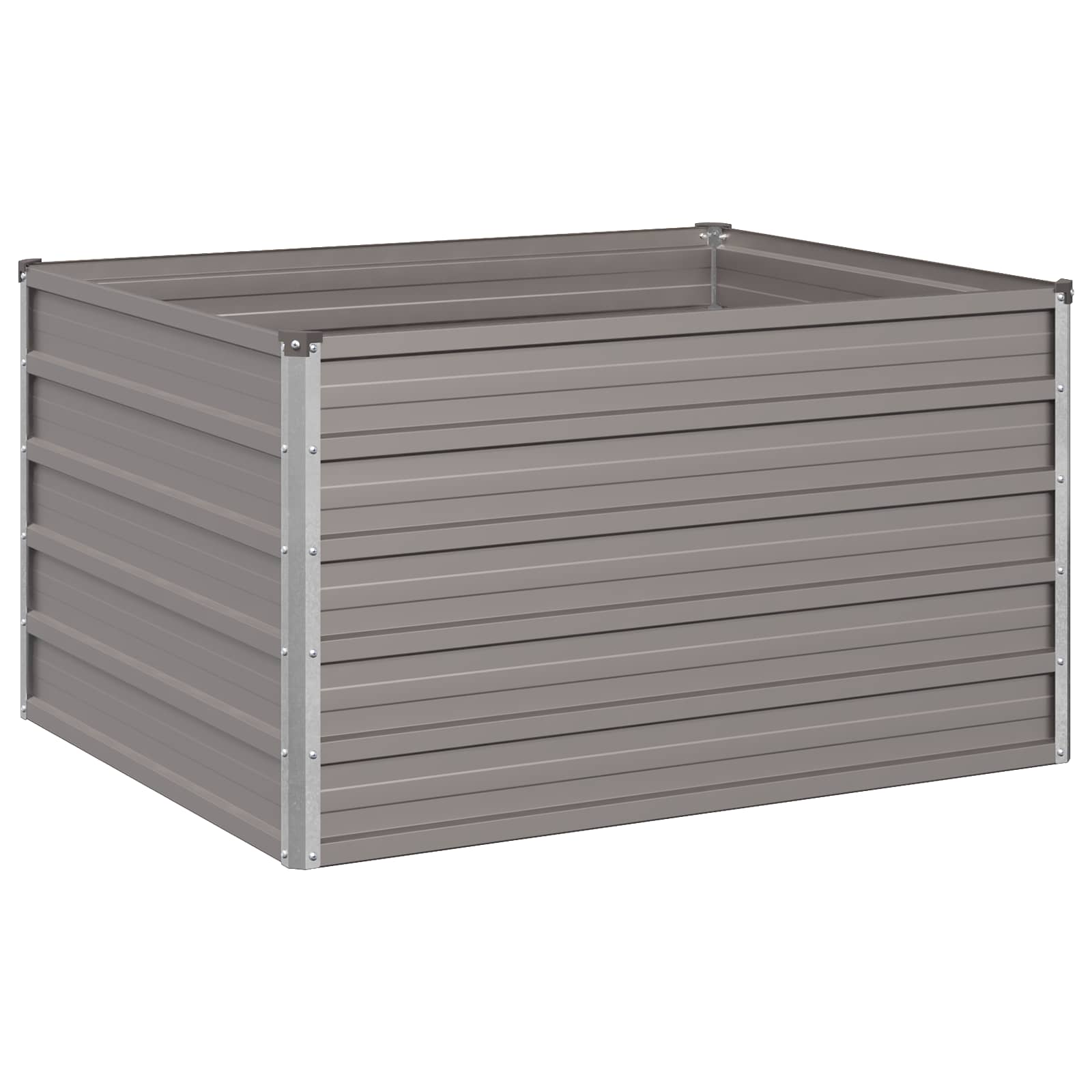 Υψωμένο Κρεβάτι Κήπου Σκ rusty 100 x 80 x 55 εκ. κοντόν - Pakobazaar