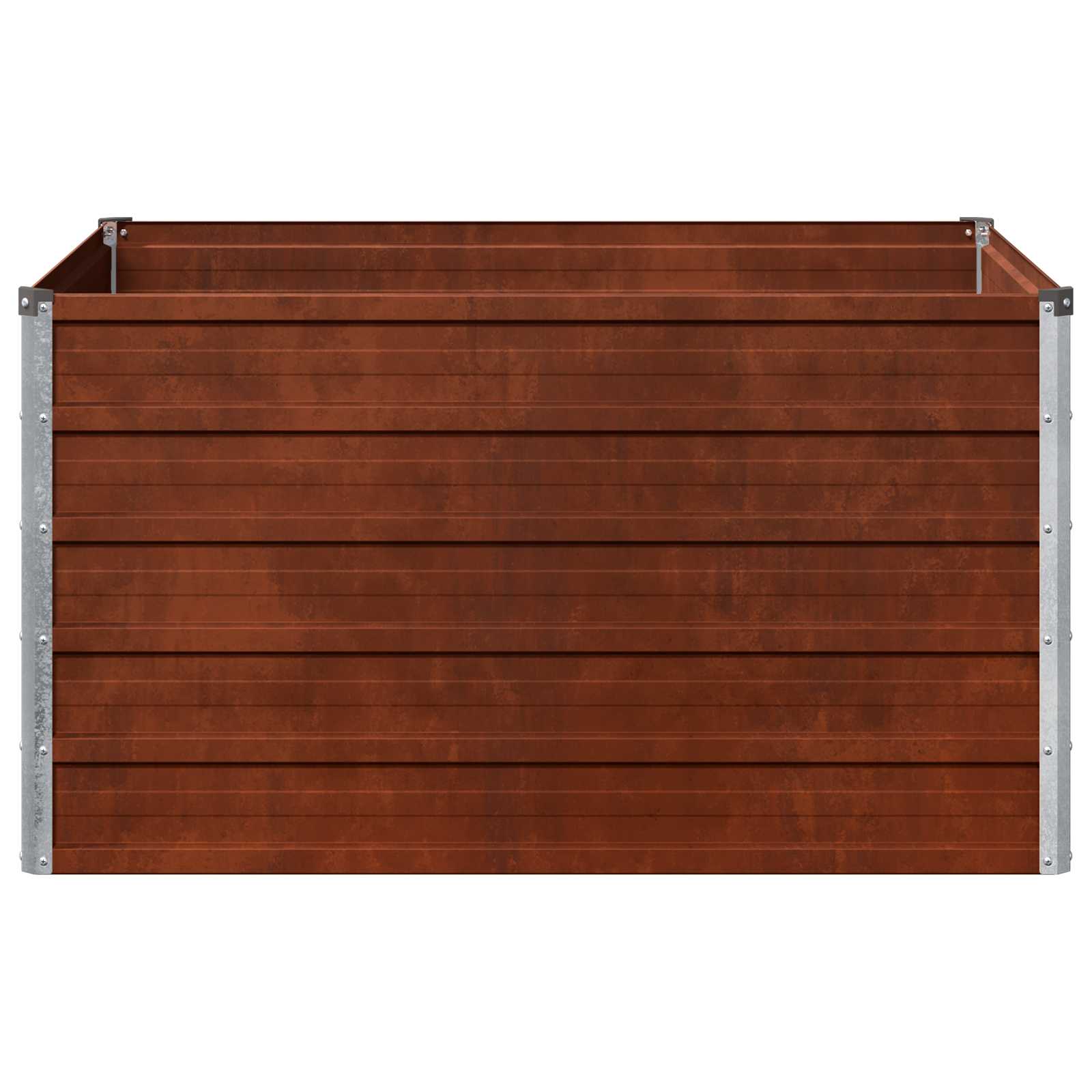 Υψωμένο Κρεβάτι Κήπου Σκ rusty 100 x 80 x 55 εκ. κοντόν - Pakobazaar