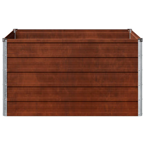 Υψωμένο Κρεβάτι Κήπου Σκ rusty 100 x 80 x 55 εκ. κοντόν - Pakobazaar