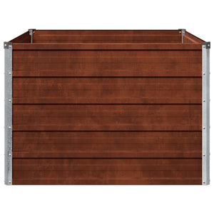 Υψωμένο Κρεβάτι Κήπου Σκ rusty 100 x 80 x 55 εκ. κοντόν - Pakobazaar