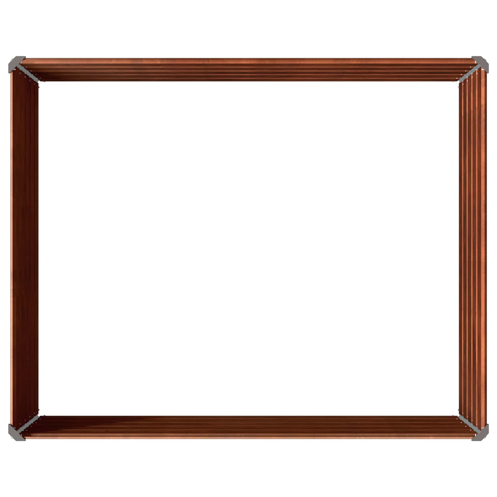 Υψωμένο Κρεβάτι Κήπου Σκ rusty 100 x 80 x 55 εκ. κοντόν - Pakobazaar