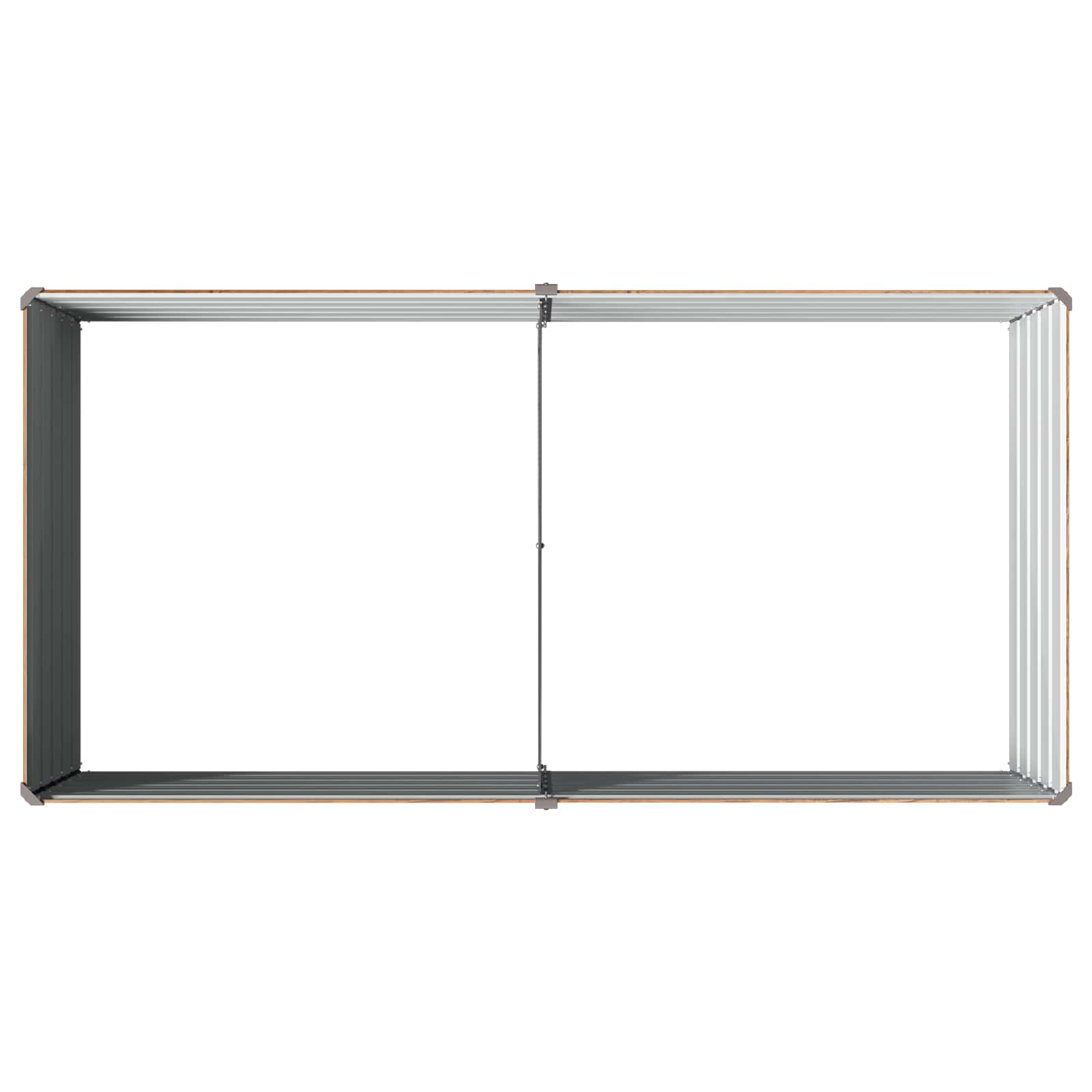 Υψωμένο Κρεβάτι Κήπου Ξύλινο Καφέ 160 x 80 x 55 εκ. - Pakobazaar