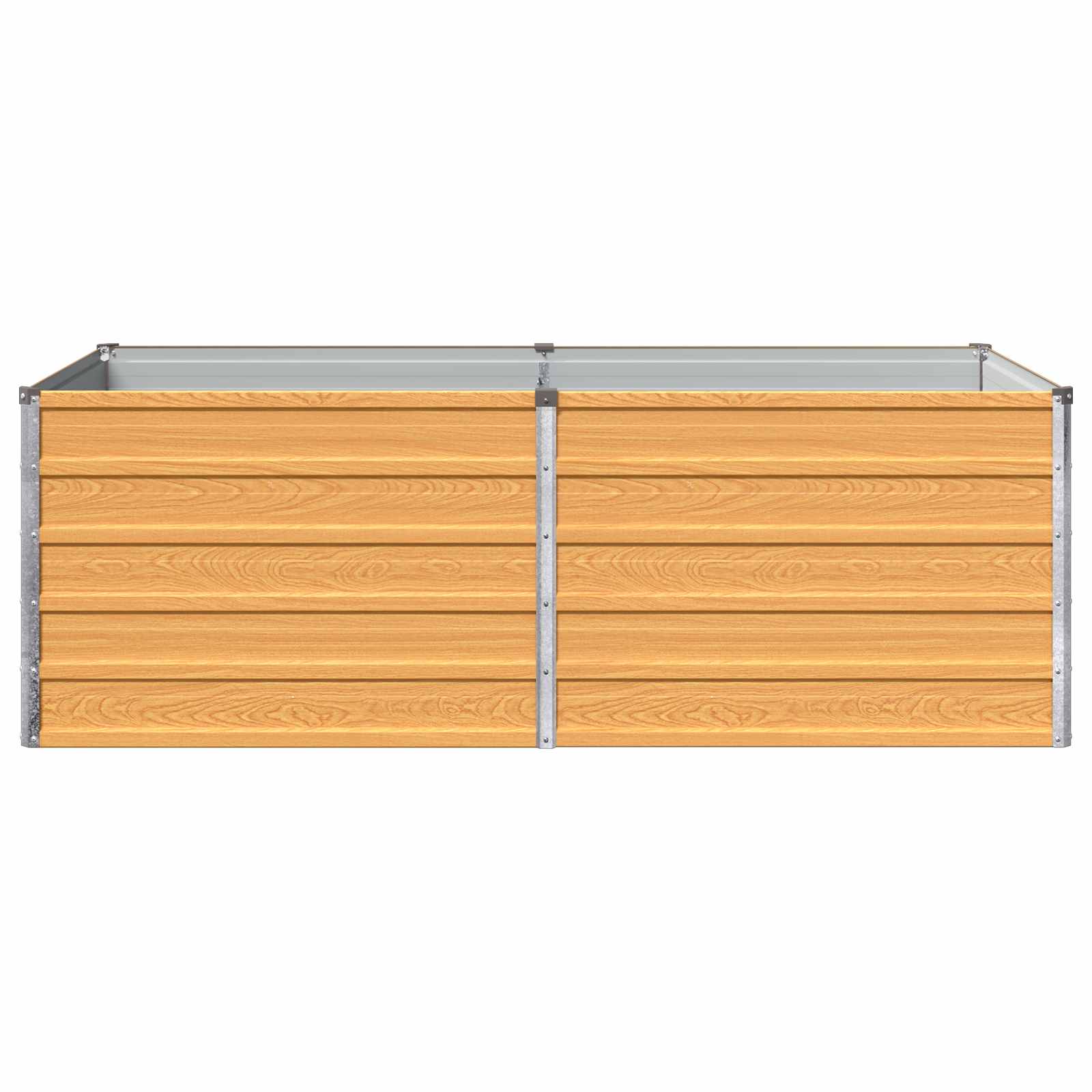 Υψωμένο Κρεβάτι Κήπου Φυσικό 160 x 80 x 55 εκ.