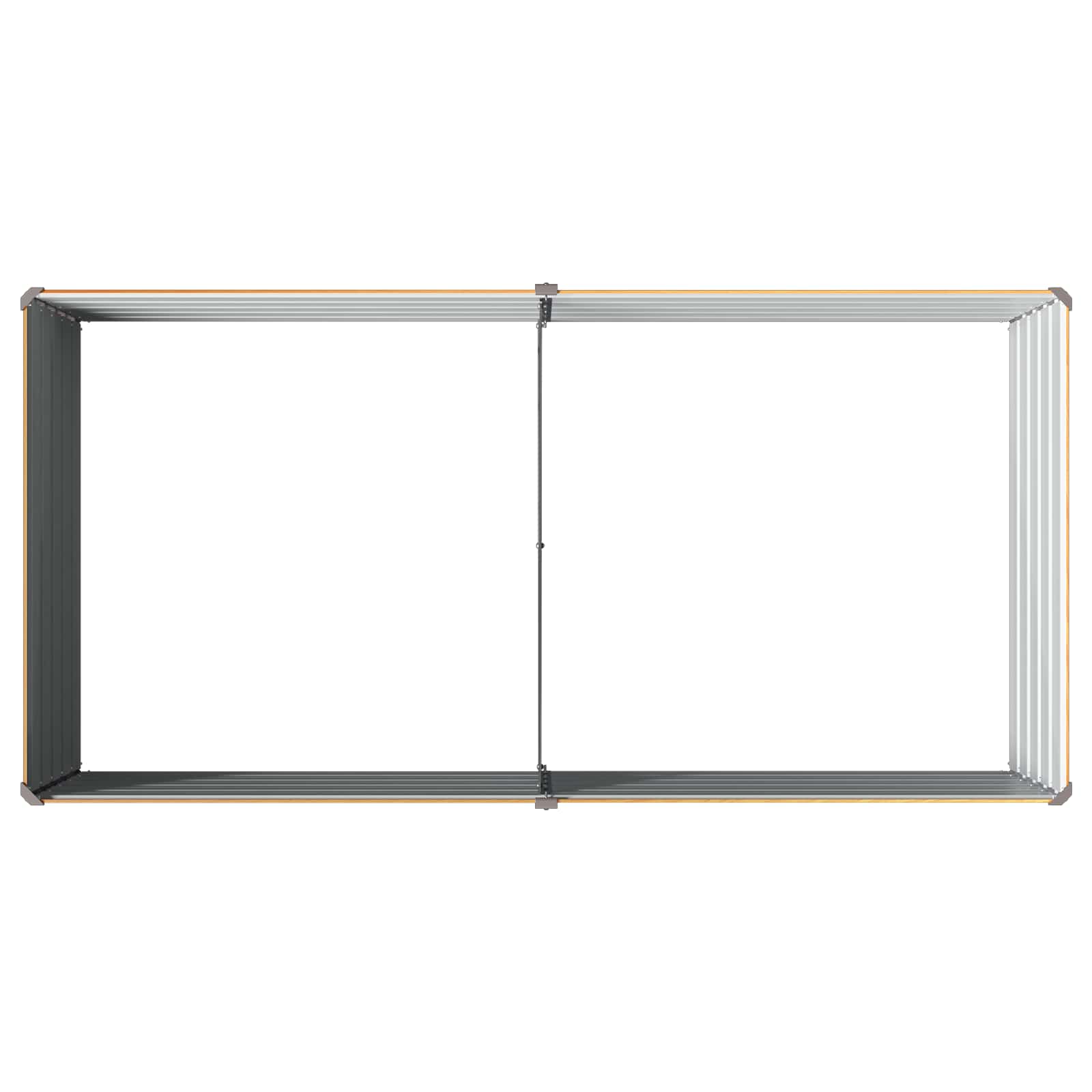Υψωμένο Κρεβάτι Κήπου Φυσικό 160 x 80 x 55 εκ.