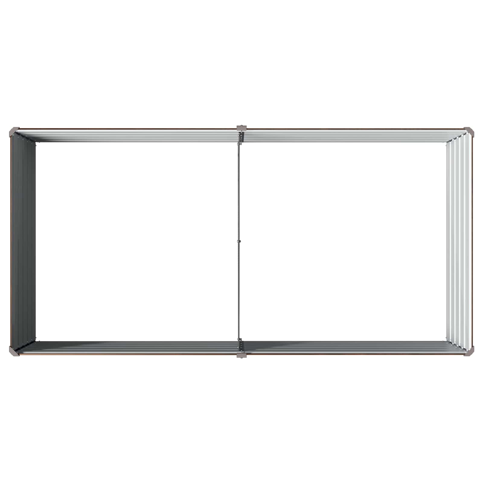 Υψωμένο Κρεβάτι Κήπου Μαύρο 160 x 80 x 55 εκ. - Pakobazaar
