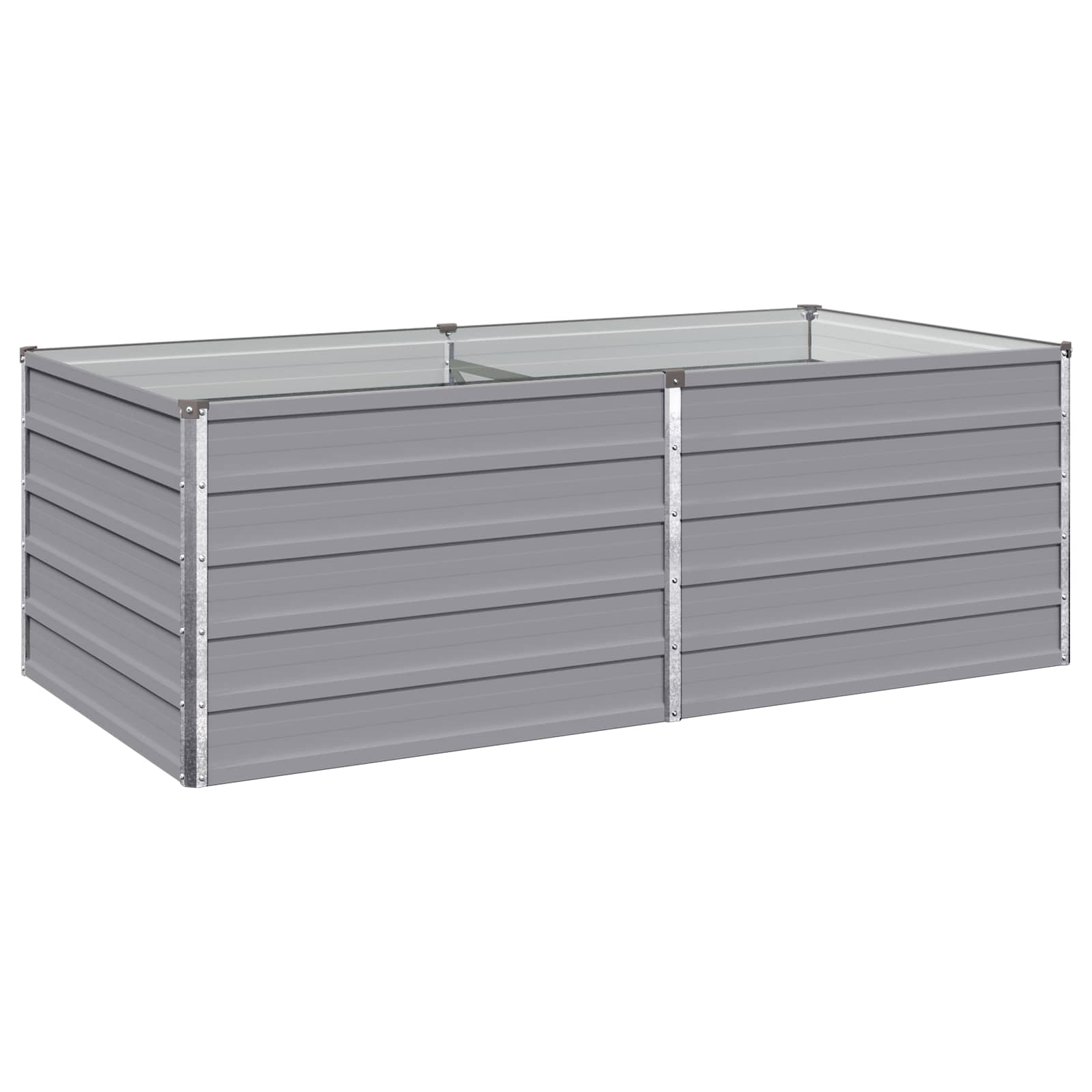 Υψωμένο Κρεβάτι Κήπου Γκρι 160 x 80 x 55 εκ. - Pakobazaar