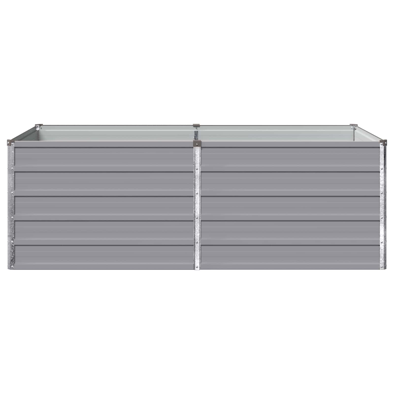 Υψωμένο Κρεβάτι Κήπου Γκρι 160 x 80 x 55 εκ. - Pakobazaar