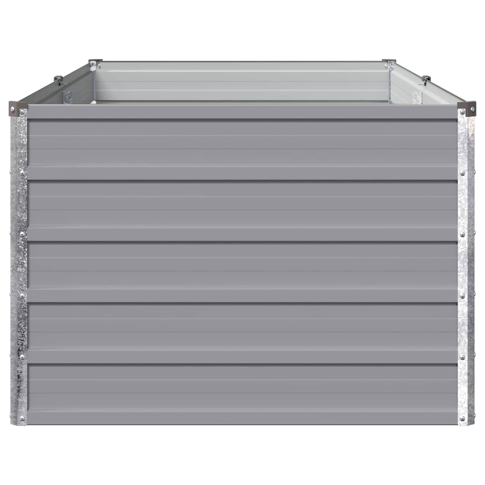 Υψωμένο Κρεβάτι Κήπου Γκρι 160 x 80 x 55 εκ. - Pakobazaar