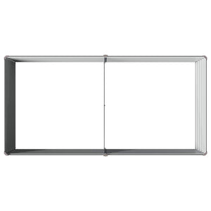 Υψωμένο Κρεβάτι Κήπου Ανθρακί 160 x 80 x 55 εκ.
