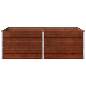Υψωμένο Κρεβάτι Κήπου Σκ rusty 160 x 80 x 55 εκ. κοντόν