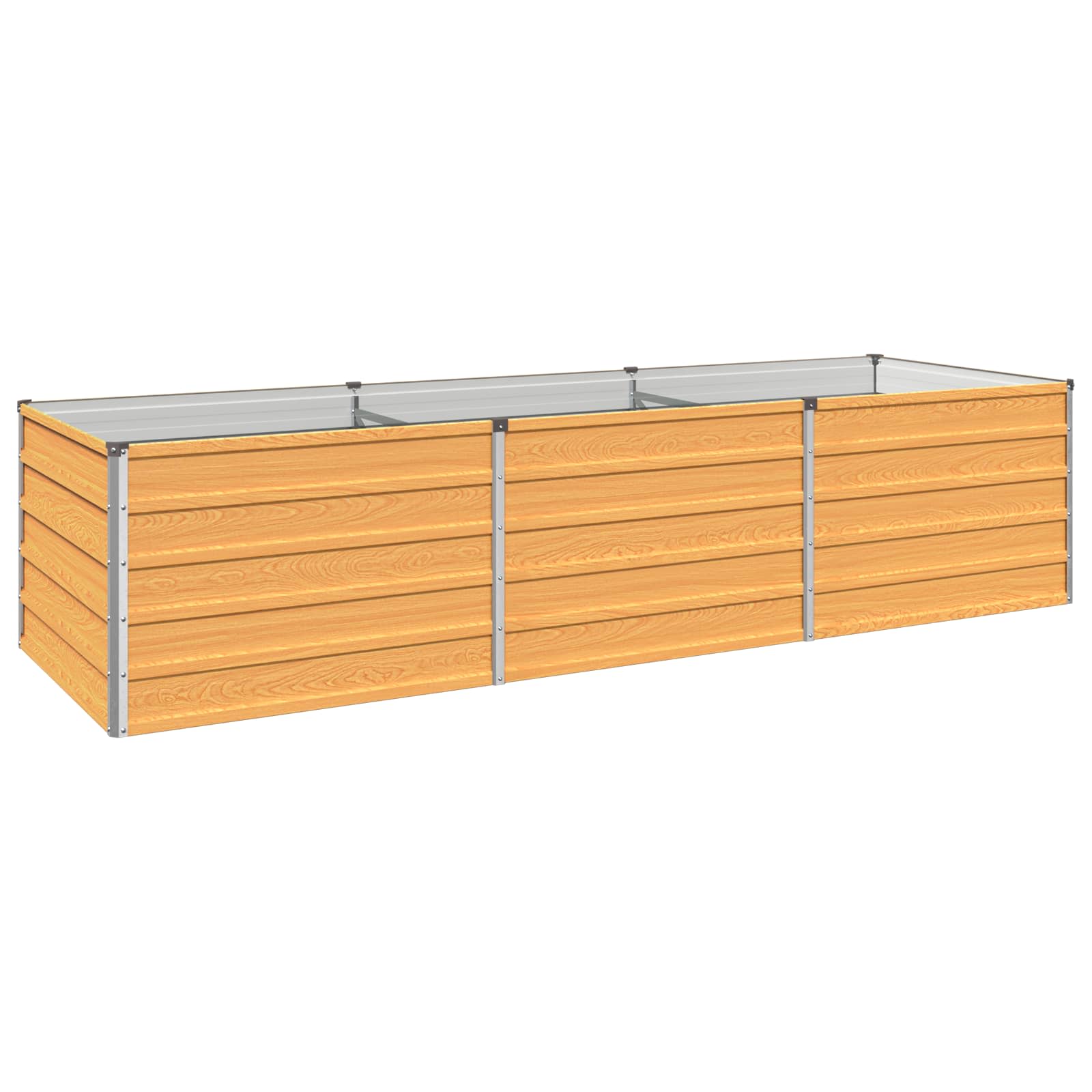 Υψωμένο Κρεβάτι Κήπου Φυσικό 240 x 80 x 55 εκ. - Pakobazaar