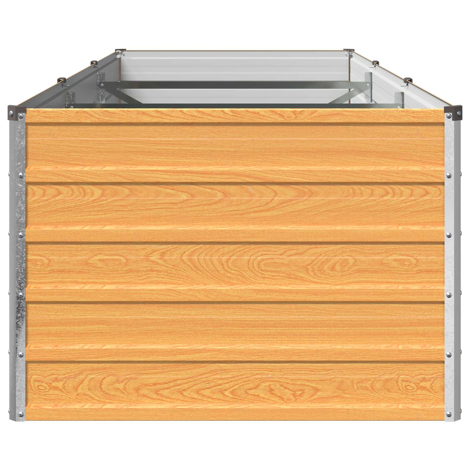 Υψωμένο Κρεβάτι Κήπου Φυσικό 240 x 80 x 55 εκ. - Pakobazaar