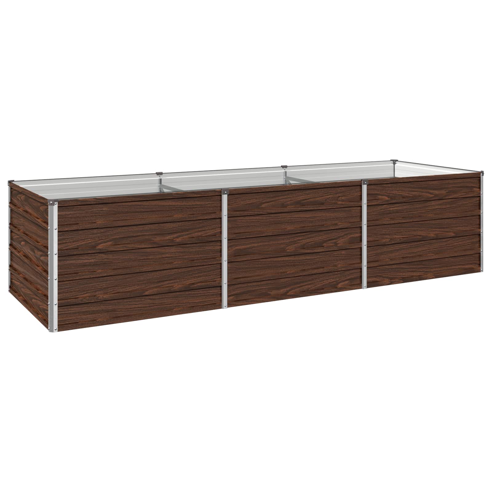 Υψωμένο Κρεβάτι Κήπου Μαύρο 240 x 80 x 55 εκ. - Pakobazaar