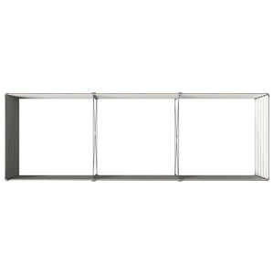 Υψωμένο Κρεβάτι Κήπου Μαύρο 240 x 80 x 55 εκ. - Pakobazaar
