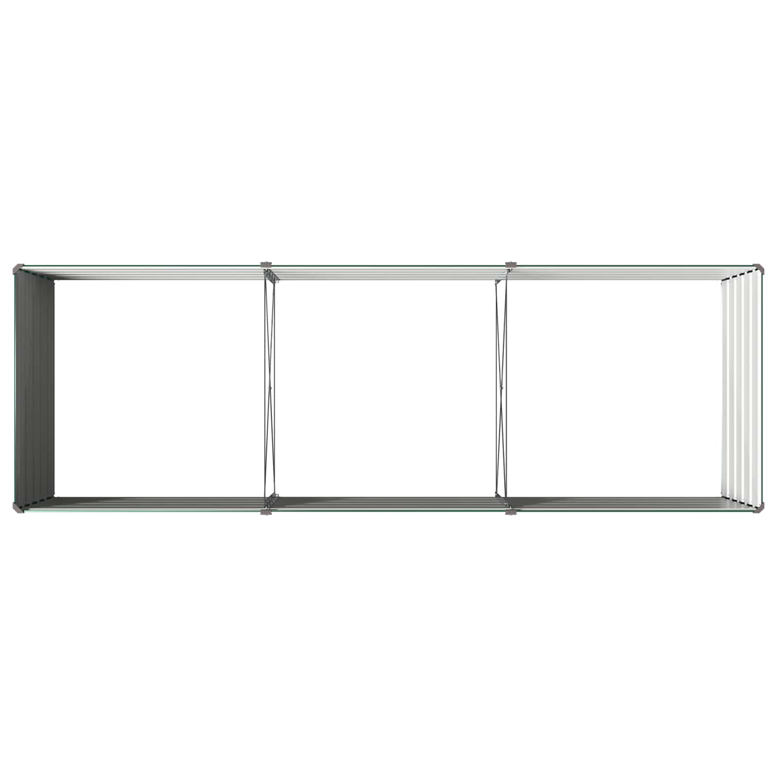 Υψωμένο Κρεβάτι Κήπου Πράσινο 240 x 80 x 55 εκ. - Pakobazaar