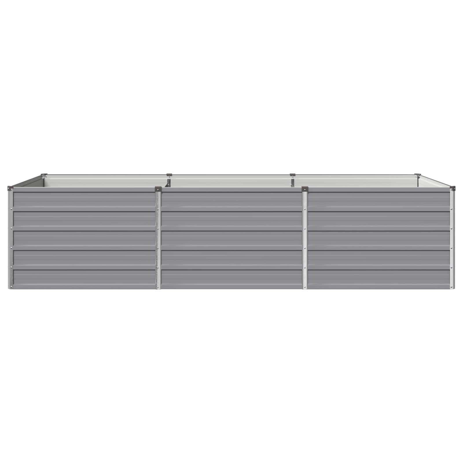 Υψωμένο Κρεβάτι Κήπου Γκρι 240 x 80 x 55 εκ. - Pakobazaar