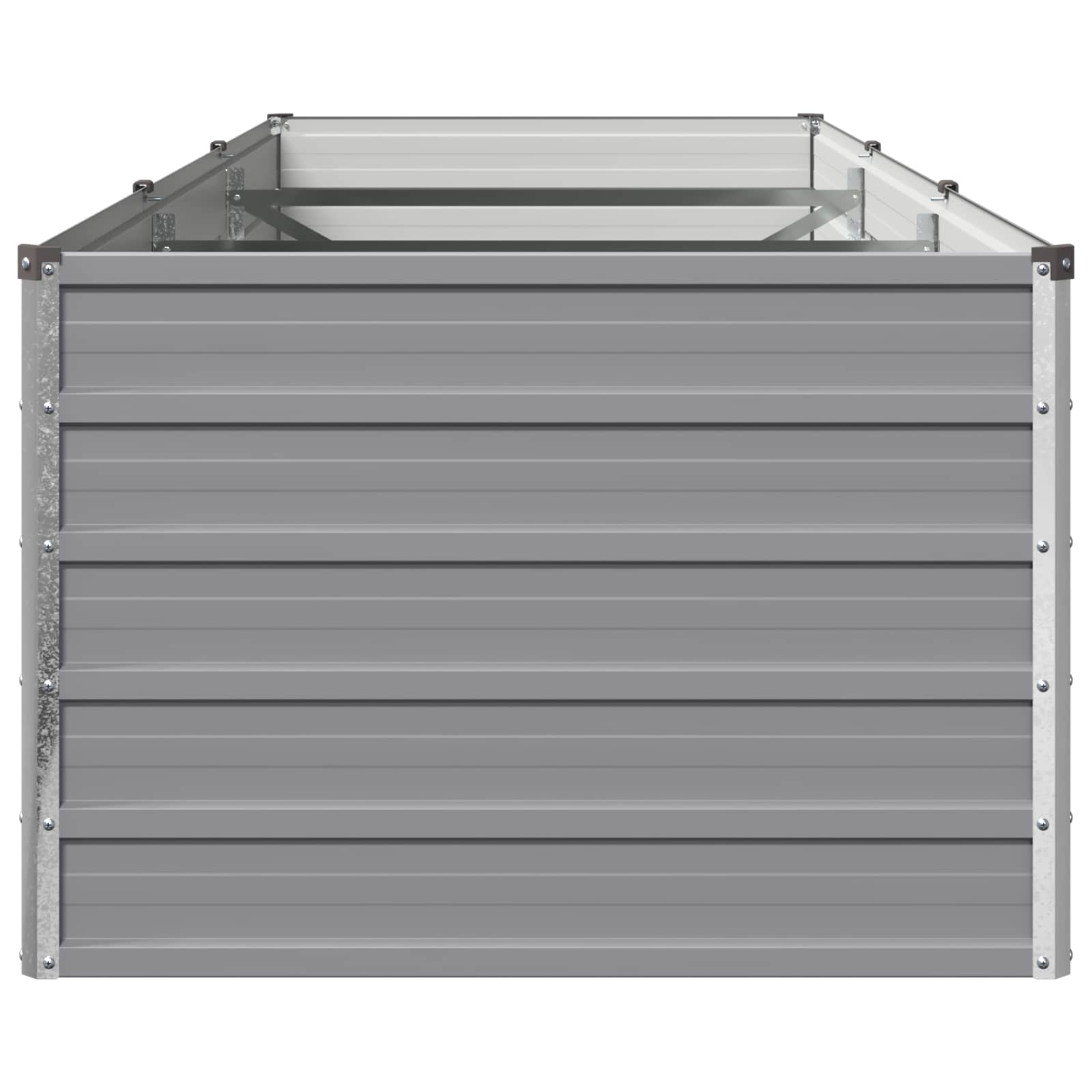 Υψωμένο Κρεβάτι Κήπου Γκρι 240 x 80 x 55 εκ. - Pakobazaar