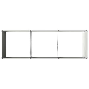 Υψωμένο Κρεβάτι Κήπου Γκρι 240 x 80 x 55 εκ. - Pakobazaar