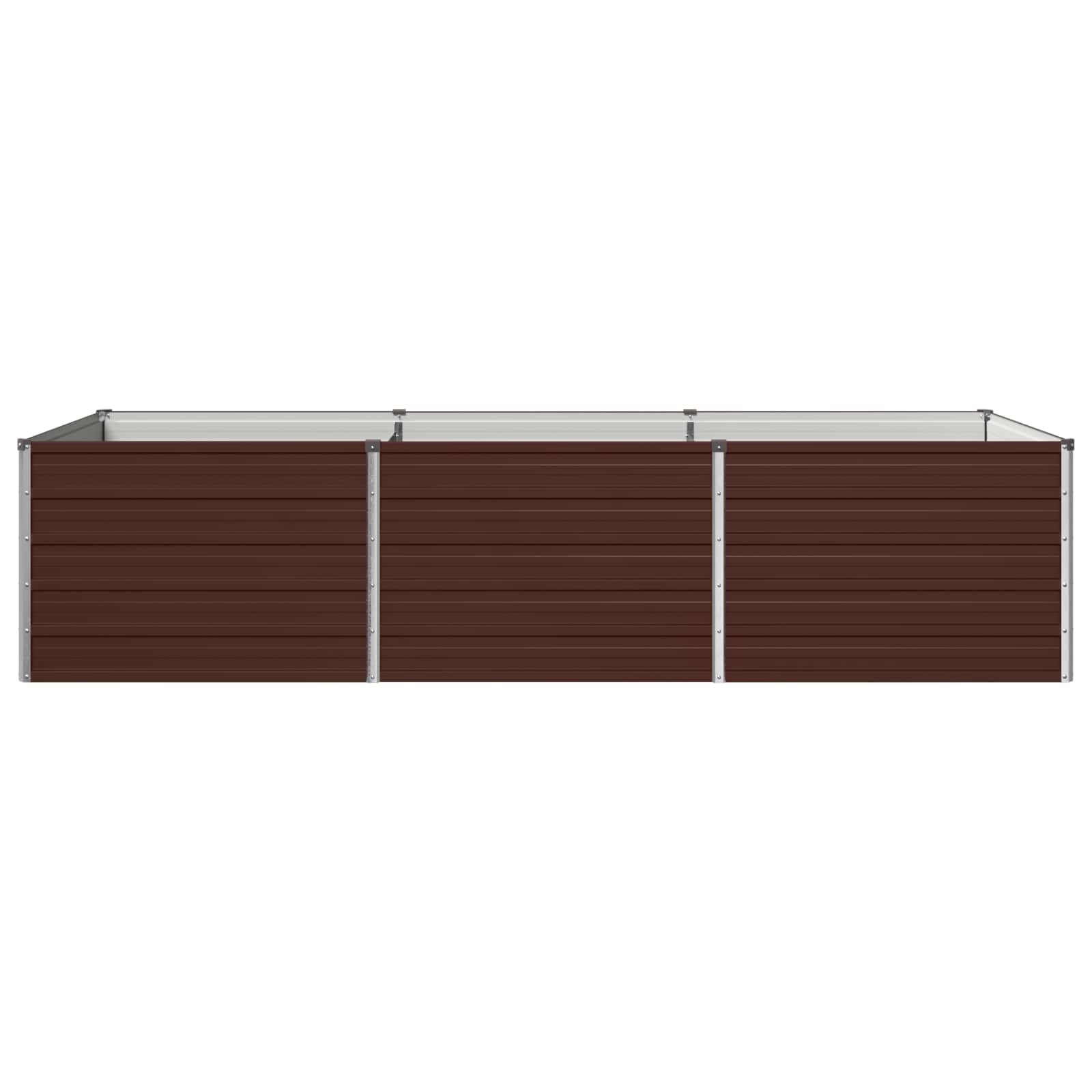 Υψωμένο Κρεβάτι Κήπου Καφέ 240 x 80 x 55 εκ. - Pakobazaar