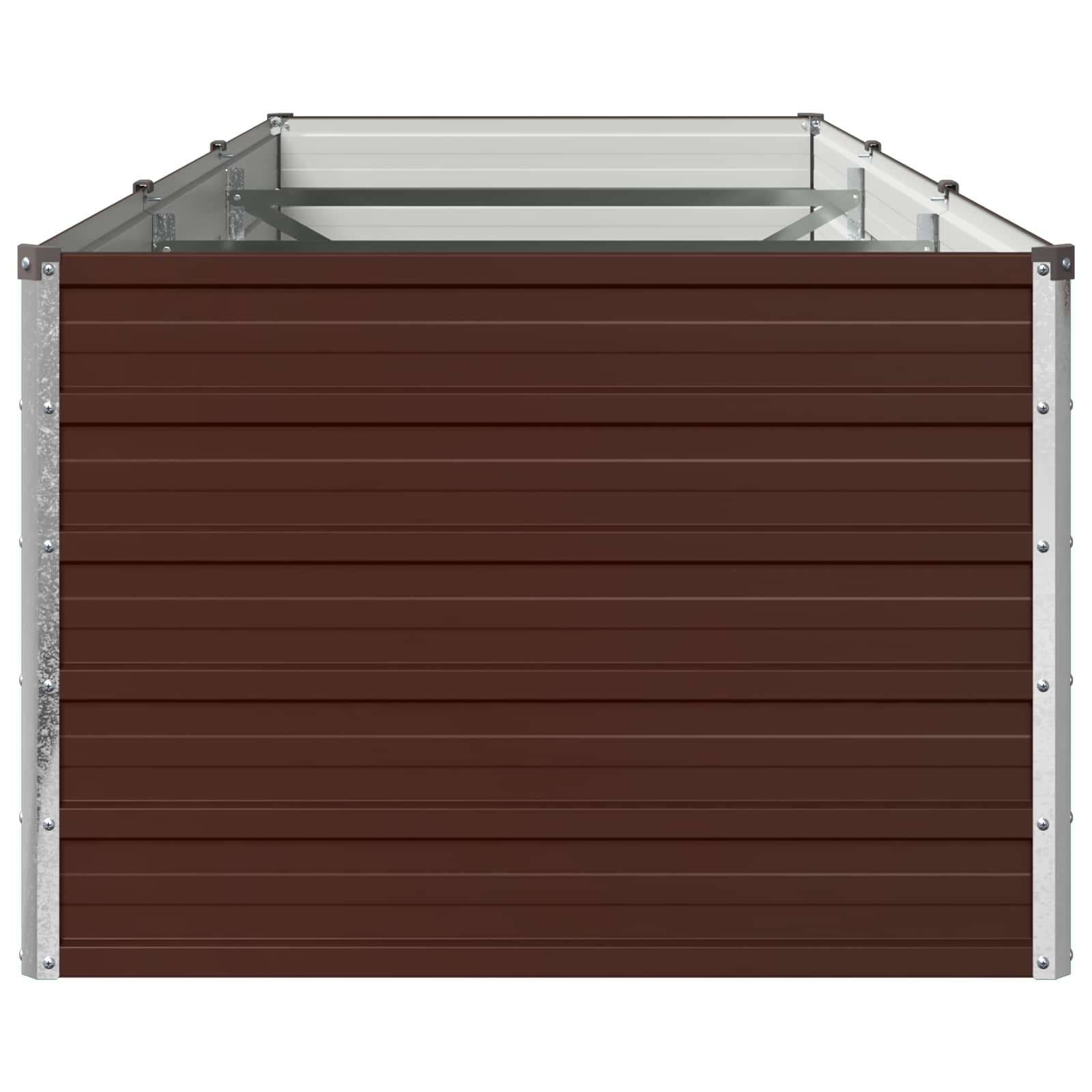 Υψωμένο Κρεβάτι Κήπου Καφέ 240 x 80 x 55 εκ. - Pakobazaar