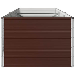 Υψωμένο Κρεβάτι Κήπου Καφέ 240 x 80 x 55 εκ. - Pakobazaar