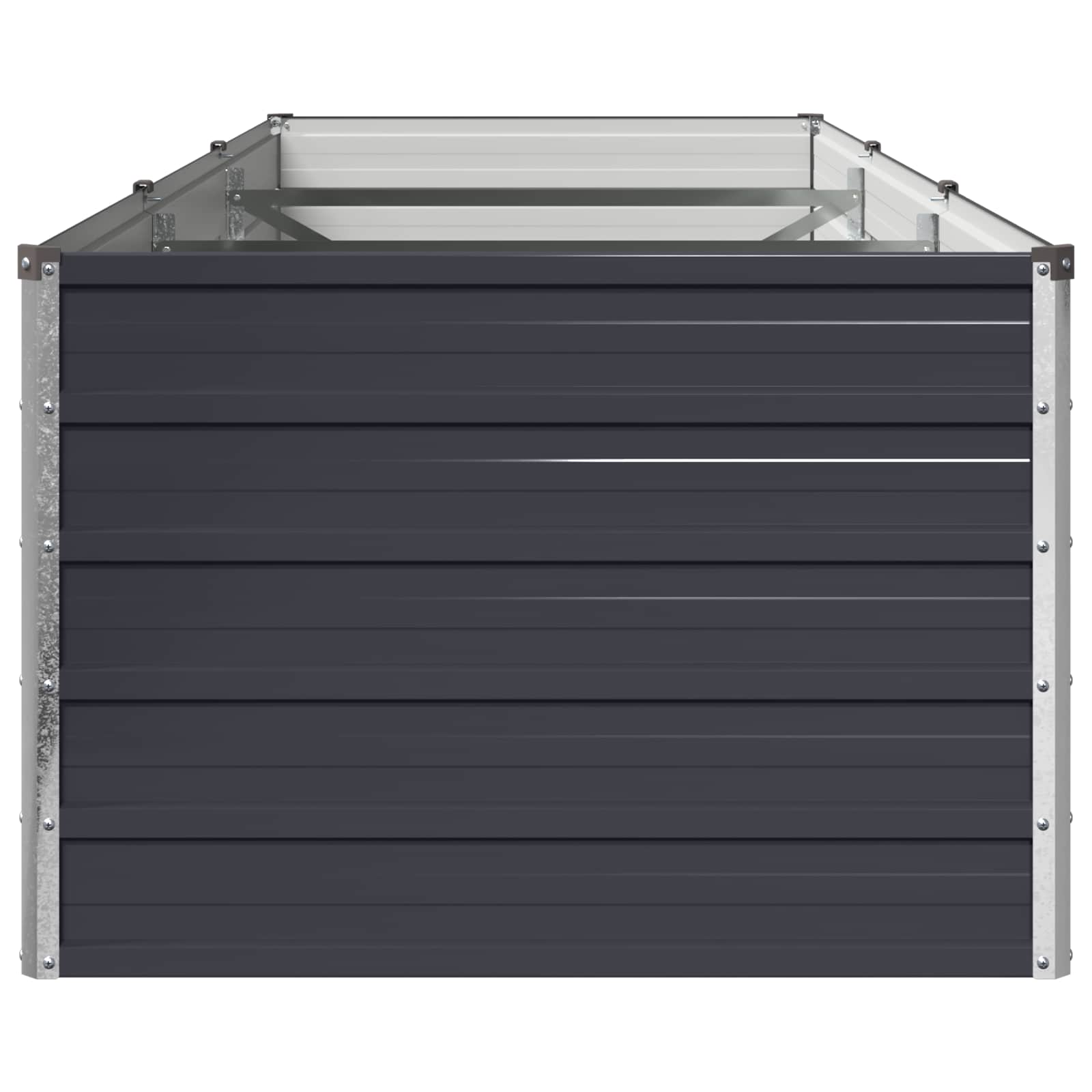Υψωμένο Κρεβάτι Κήπου Ανθρακί 240 x 80 x 55 εκ. - Pakobazaar