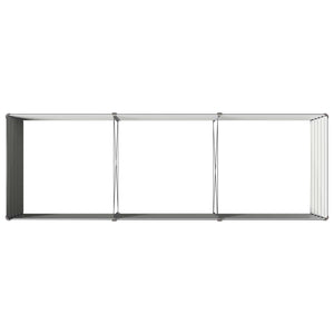 Υψωμένο Κρεβάτι Κήπου Ανθρακί 240 x 80 x 55 εκ. - Pakobazaar