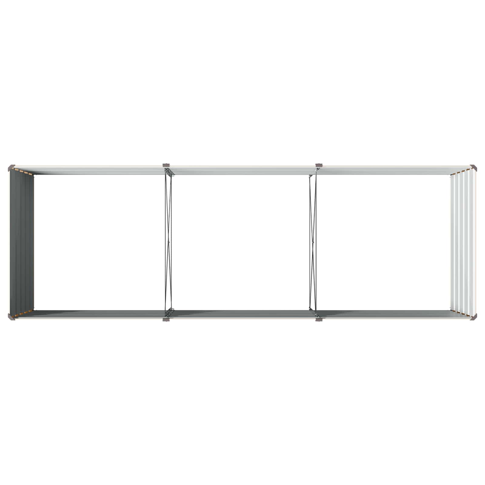 Υψωμένο Κρεβάτι Κήπου Ελεφαντόδοντο 240 x 80 x 55 εκ.