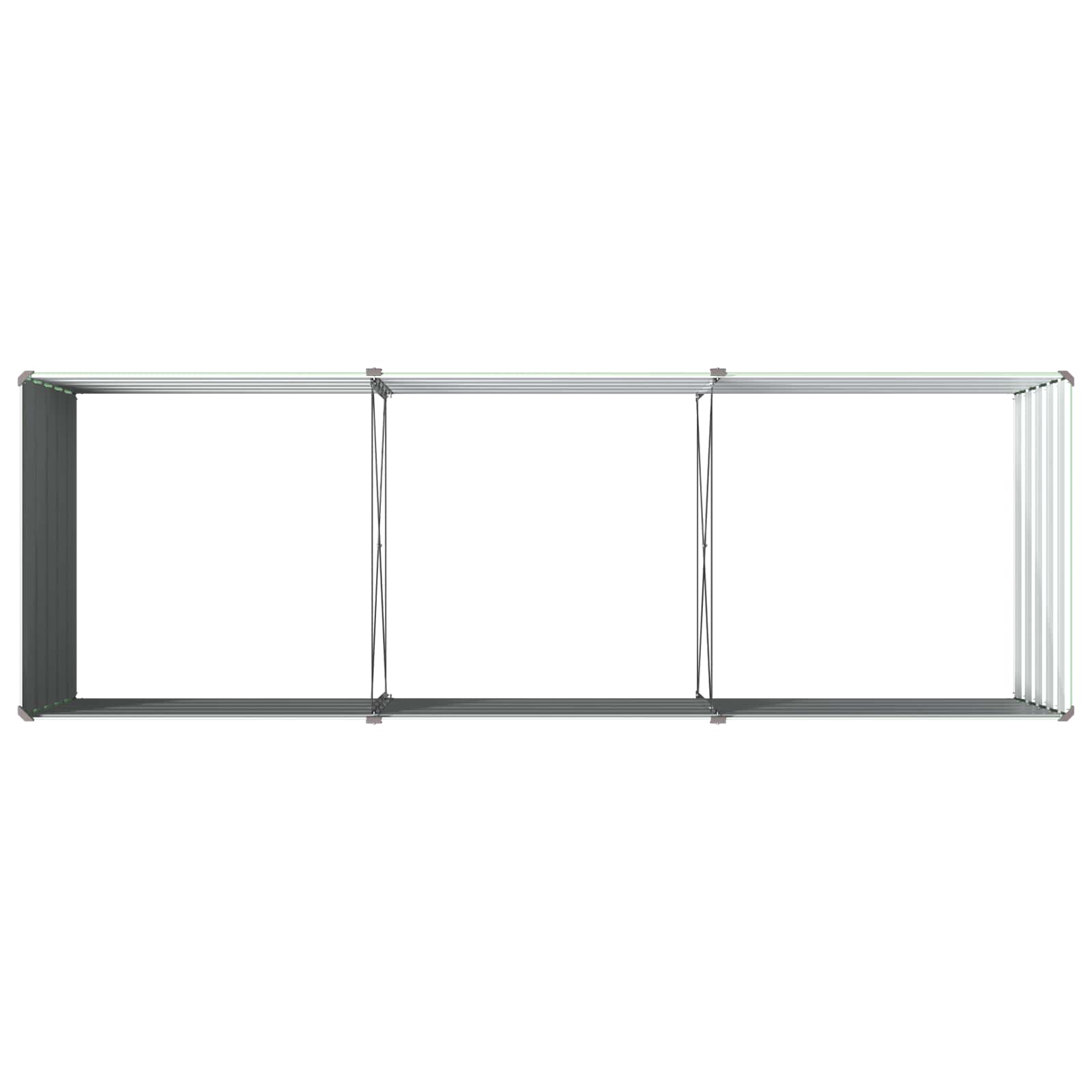 Υψωμένο Κρεβάτι Κήπου Παστέλ Πράσινο 240 x 80 x 55 εκ.