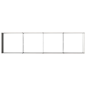 Υψωμένο Κρεβάτι Κήπου Μαύρο 320 x 80 x 55 εκ.