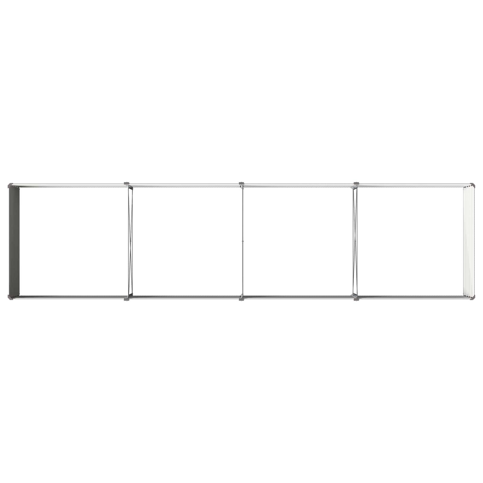 Υψωμένο Κρεβάτι Κήπου Γκρι 320 x 80 x 55 εκ.