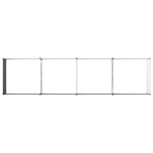 Υψωμένο Κρεβάτι Κήπου Γκρι 320 x 80 x 55 εκ.
