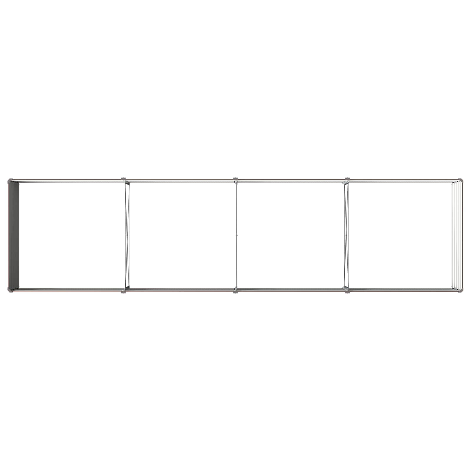 Υψωμένο Κρεβάτι Κήπου Καφέ 320 x 80 x 55 εκ.