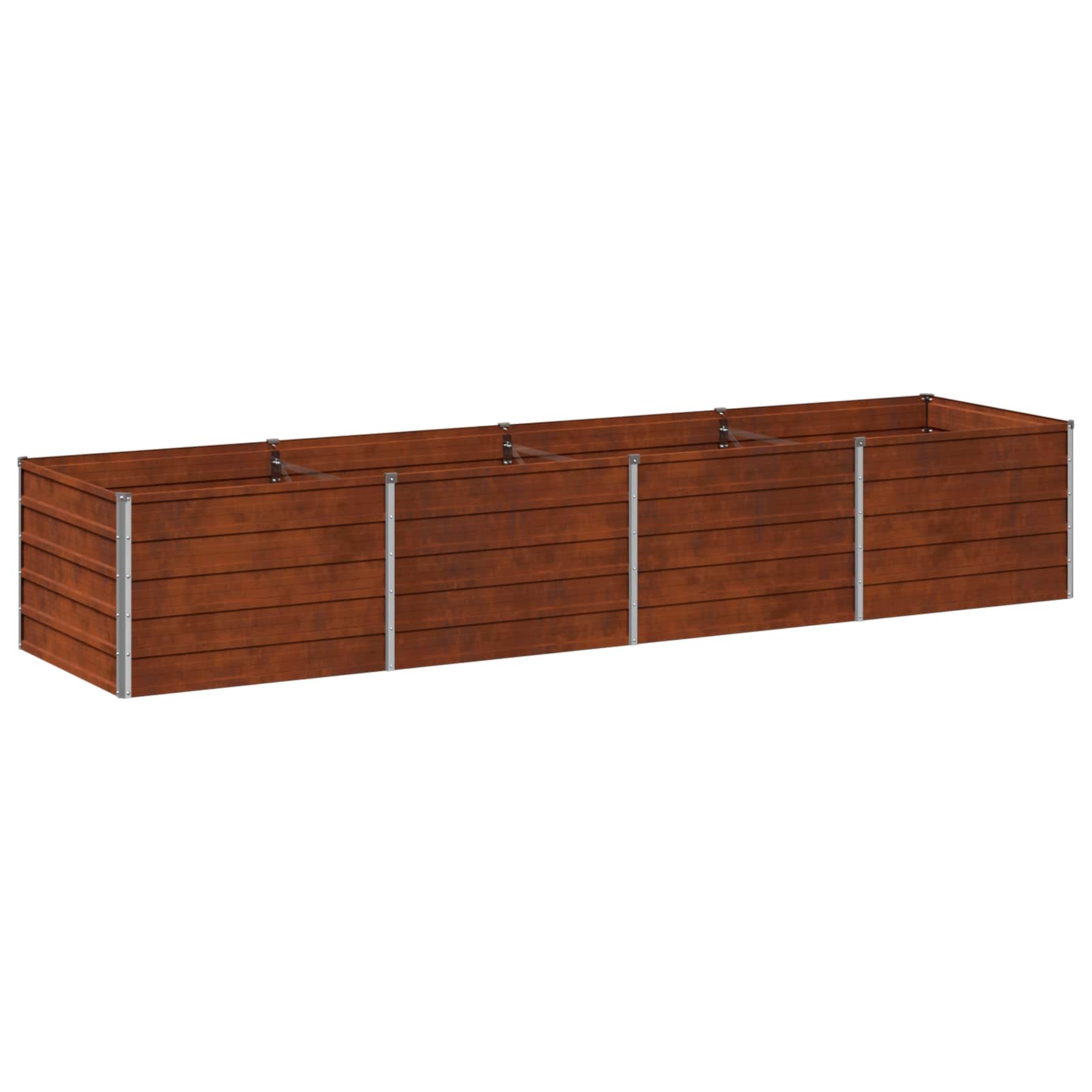 Υψωμένο Κρεβάτι Κήπου Σκ rusty 320 x 80 x 55 εκ. κοντόν - Pakobazaar