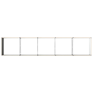 Υψωμένο Κρεβάτι Κήπου Φυσικό 400 x 80 x 55 εκ. - Pakobazaar