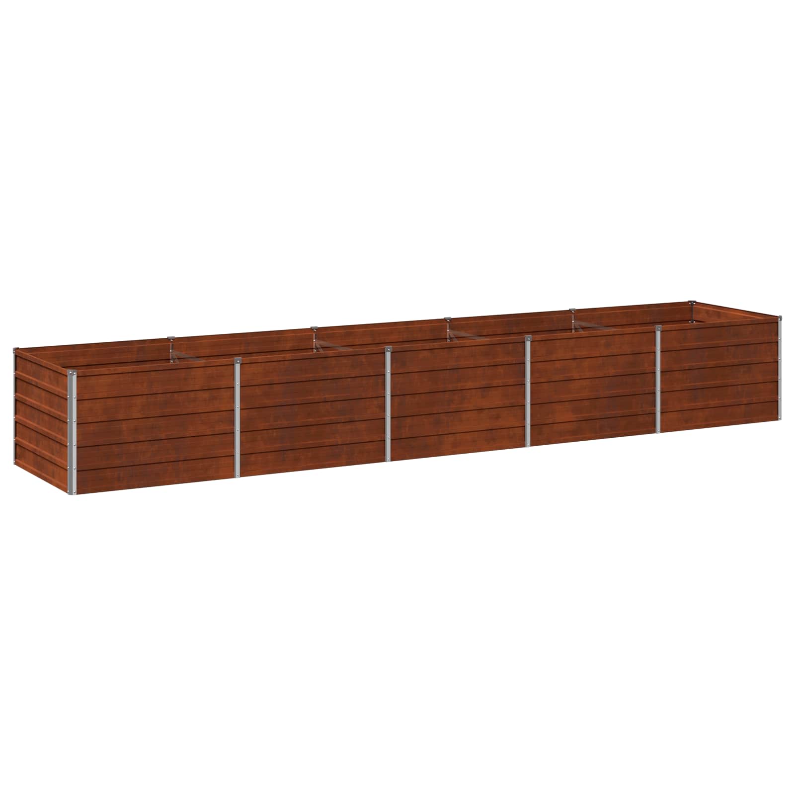 Υψωμένο Κρεβάτι Κήπου Σκ rusty 400 x 80 x 55 εκ. κοντόν - Pakobazaar