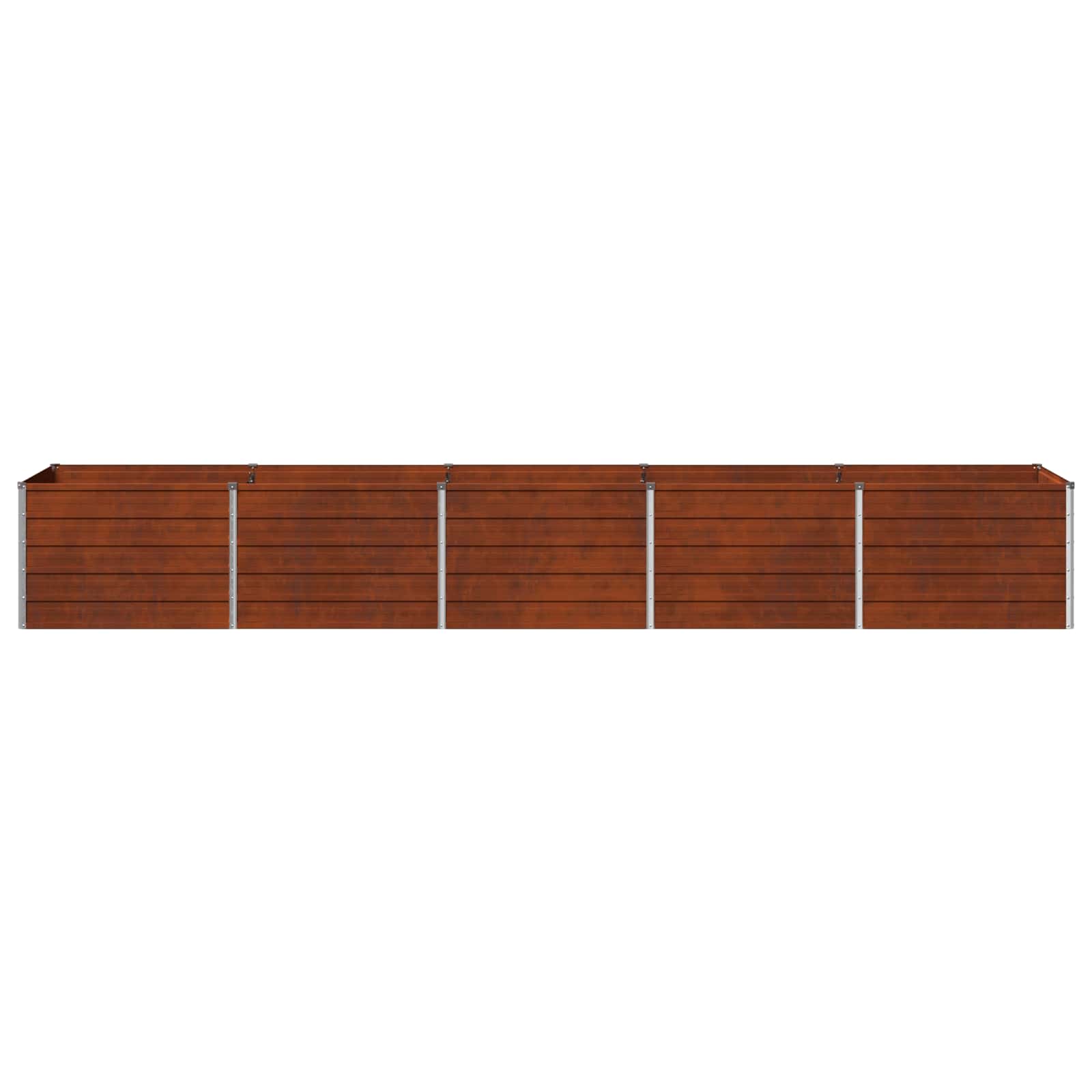 Υψωμένο Κρεβάτι Κήπου Σκ rusty 400 x 80 x 55 εκ. κοντόν - Pakobazaar