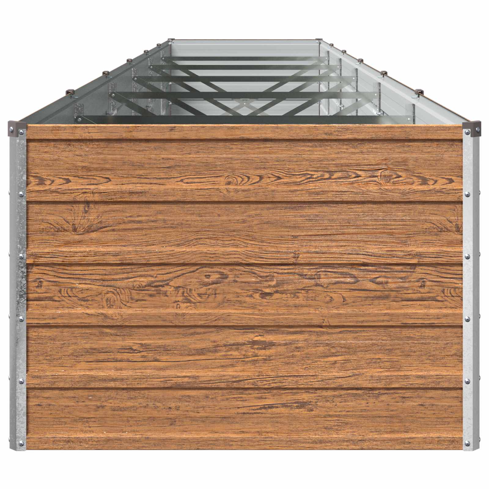 Υψωμένο Κρεβάτι Κήπου Ξύλινο Καφέ 480 x 80 x 55 εκ. - Pakobazaar