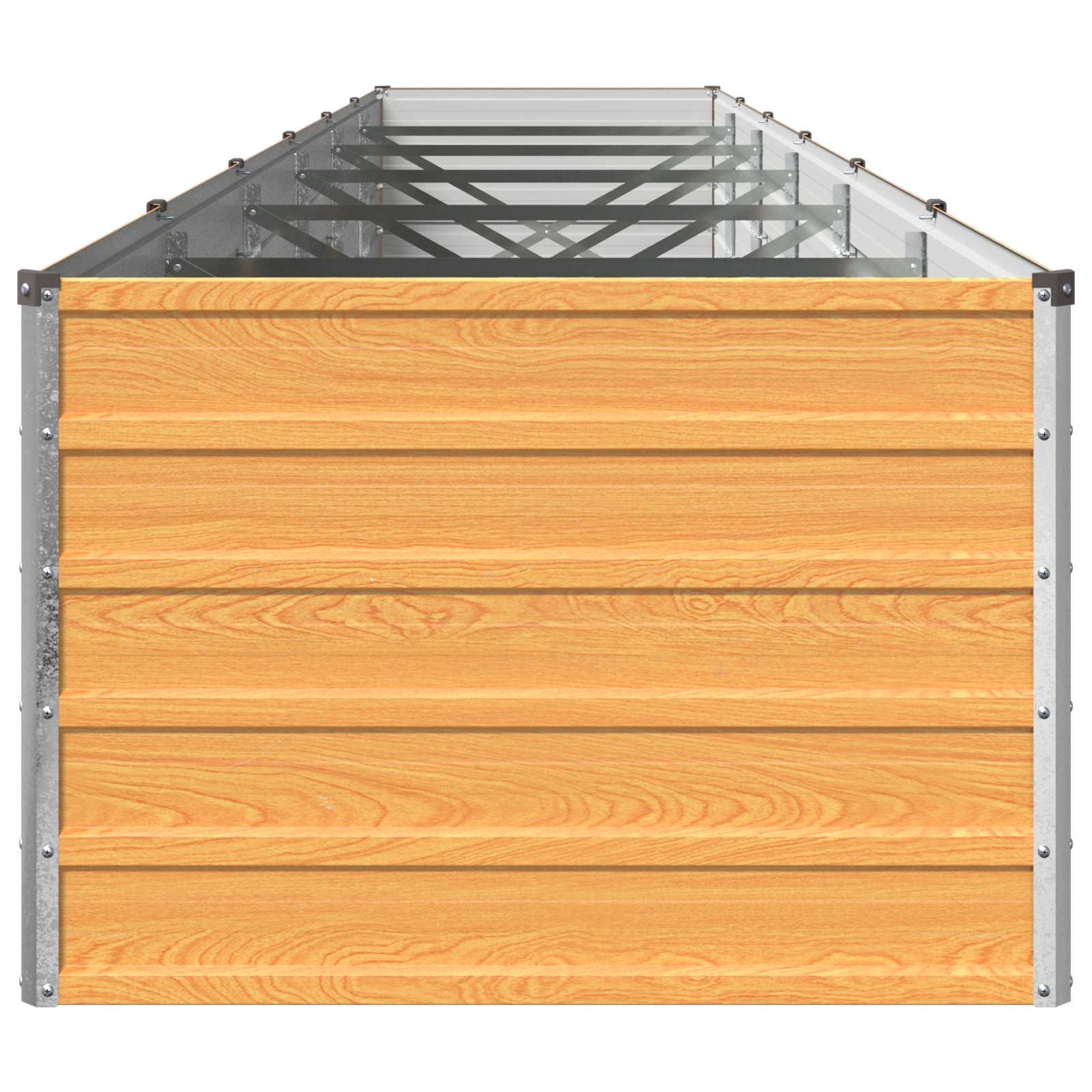 Υψωμένο Κρεβάτι Κήπου Φυσικό 480 x 80 x 55 εκ. - Pakobazaar