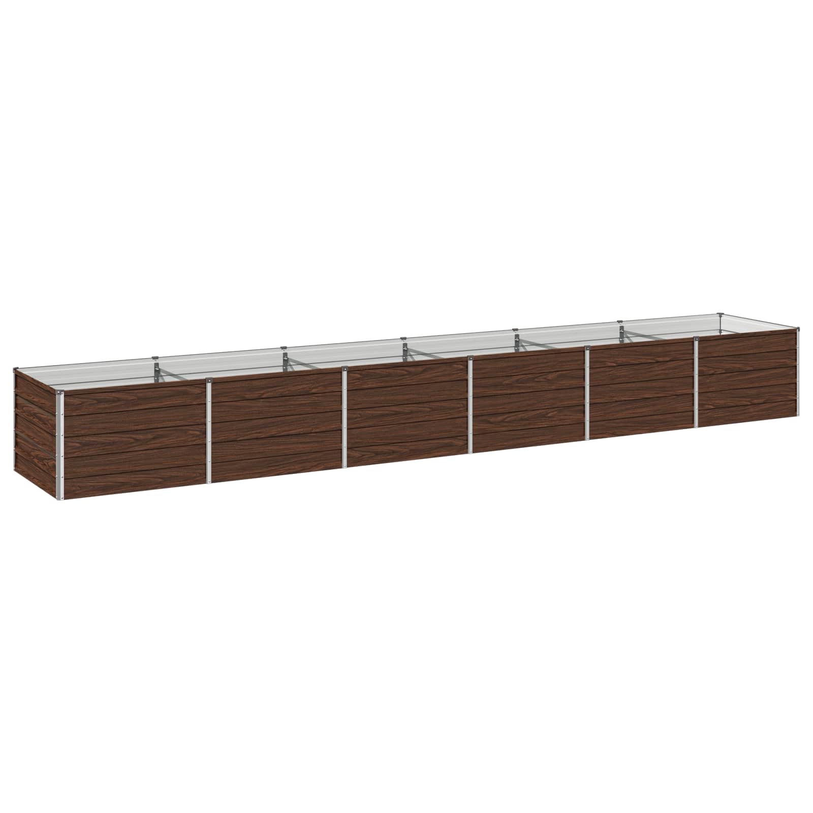 Υψωμένο Κρεβάτι Κήπου Μαύρο 480 x 80 x 55 εκ. - Pakobazaar