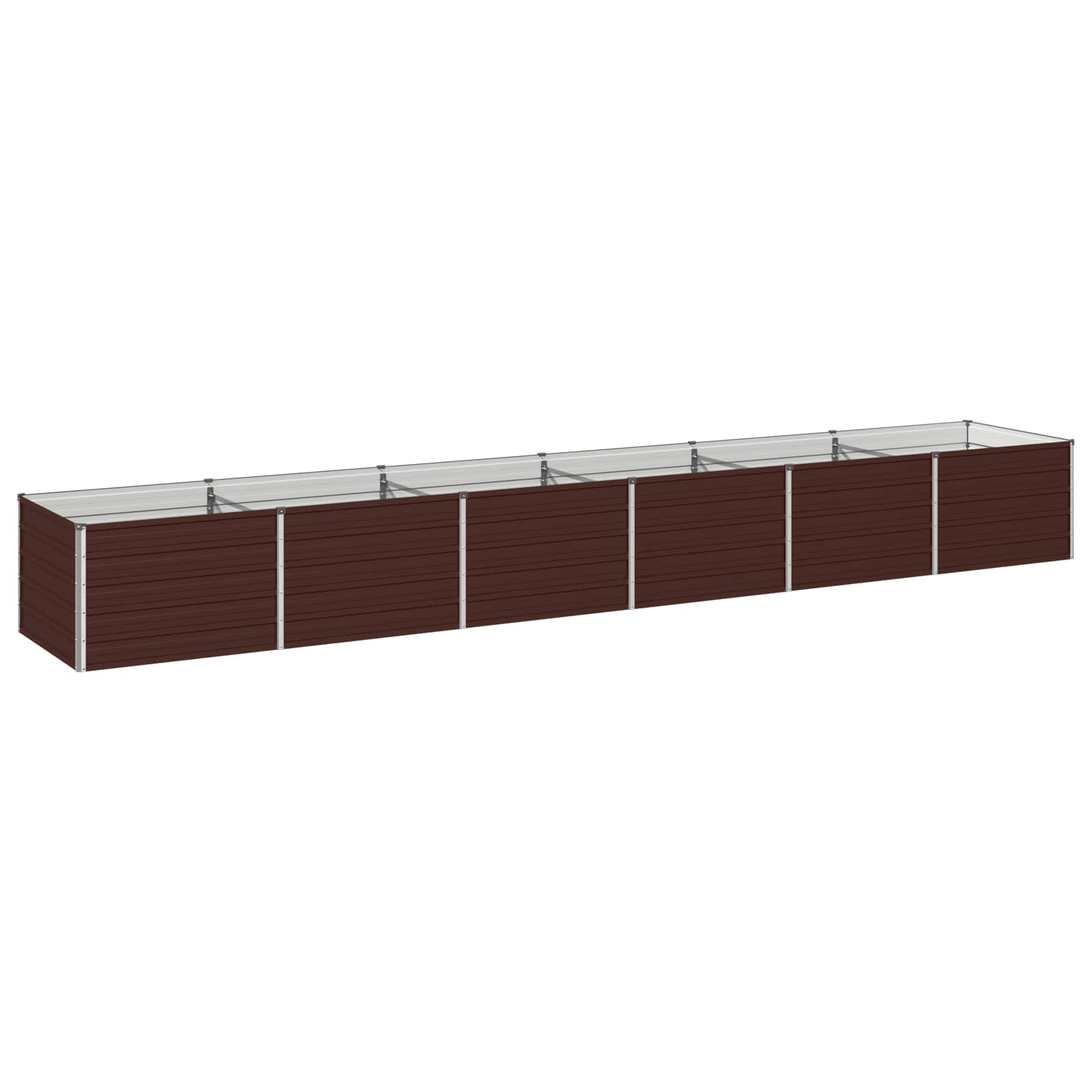Υψωμένο Κρεβάτι Κήπου Καφέ 480 x 80 x 55 εκ. - Pakobazaar
