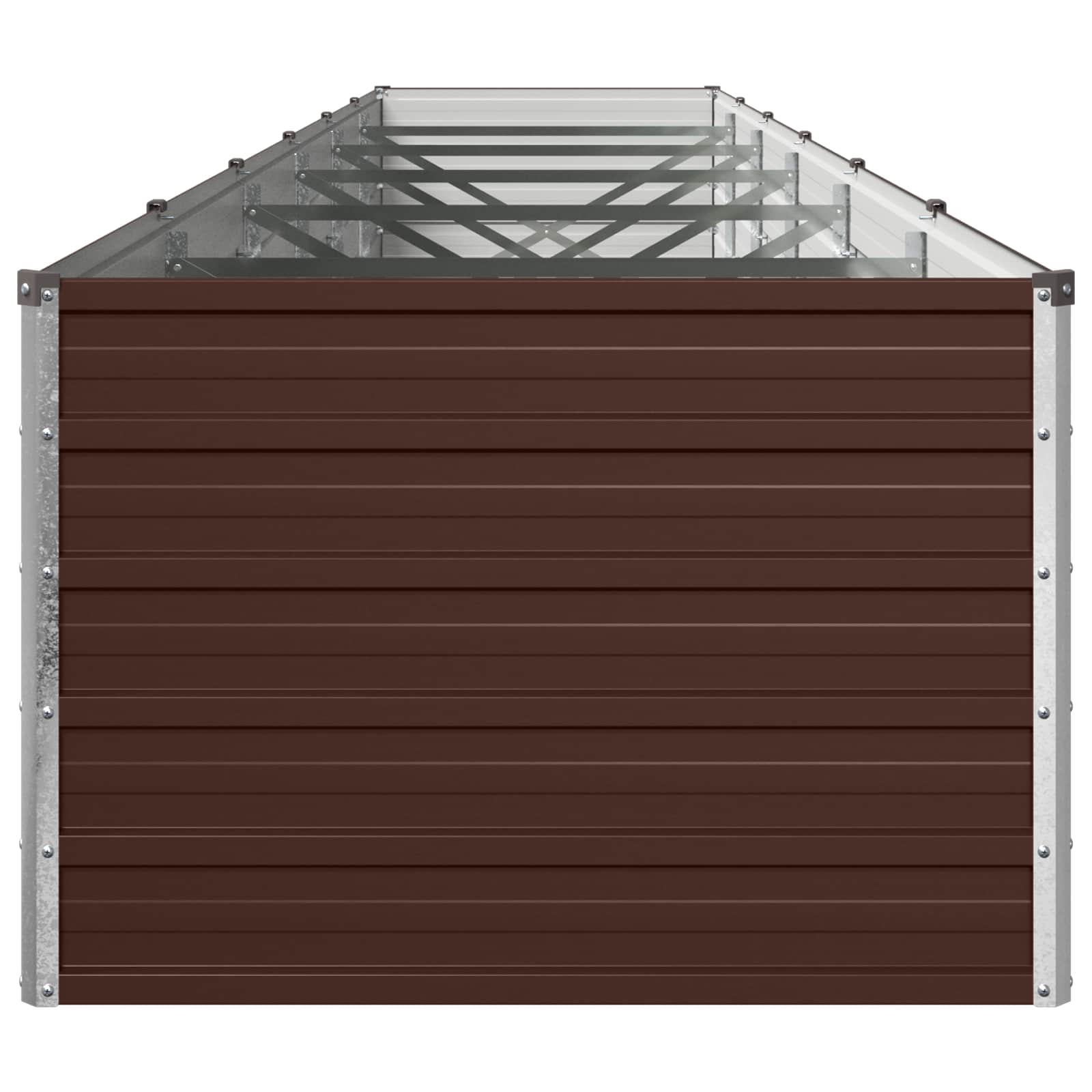 Υψωμένο Κρεβάτι Κήπου Καφέ 480 x 80 x 55 εκ. - Pakobazaar