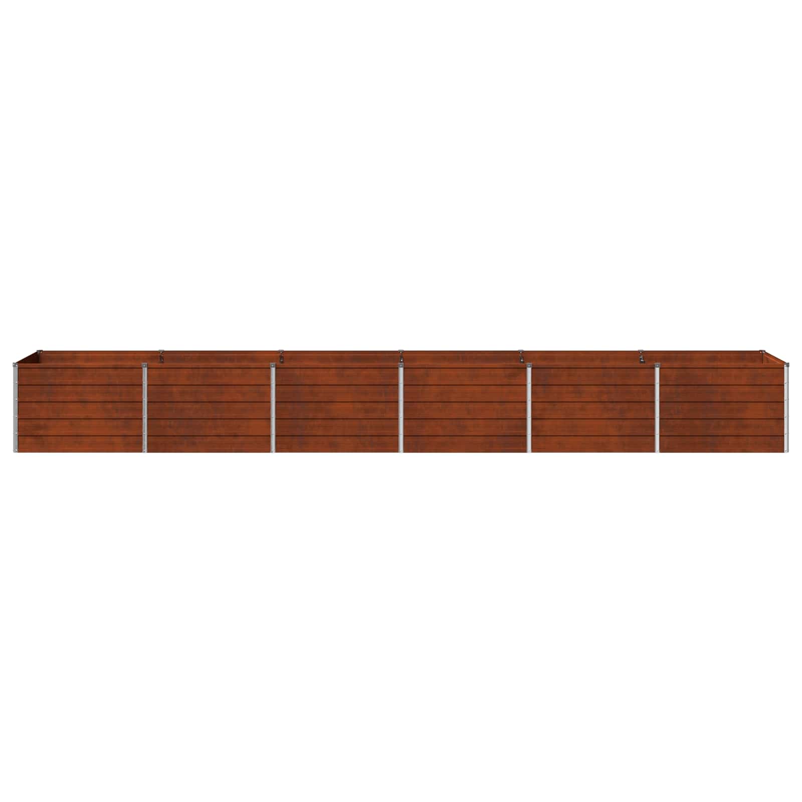 Υψωμένο Κρεβάτι Κήπου Σκ rusty 480 x 80 x 55 εκ. κοντόν - Pakobazaar