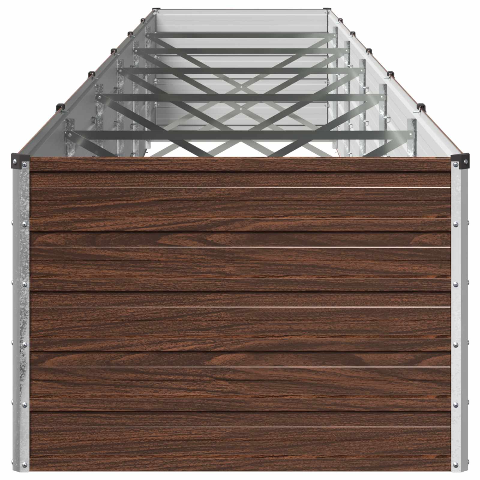 Υψωμένο Κρεβάτι Κήπου Μαύρο 600 x 80 x 55 εκ. - Pakobazaar