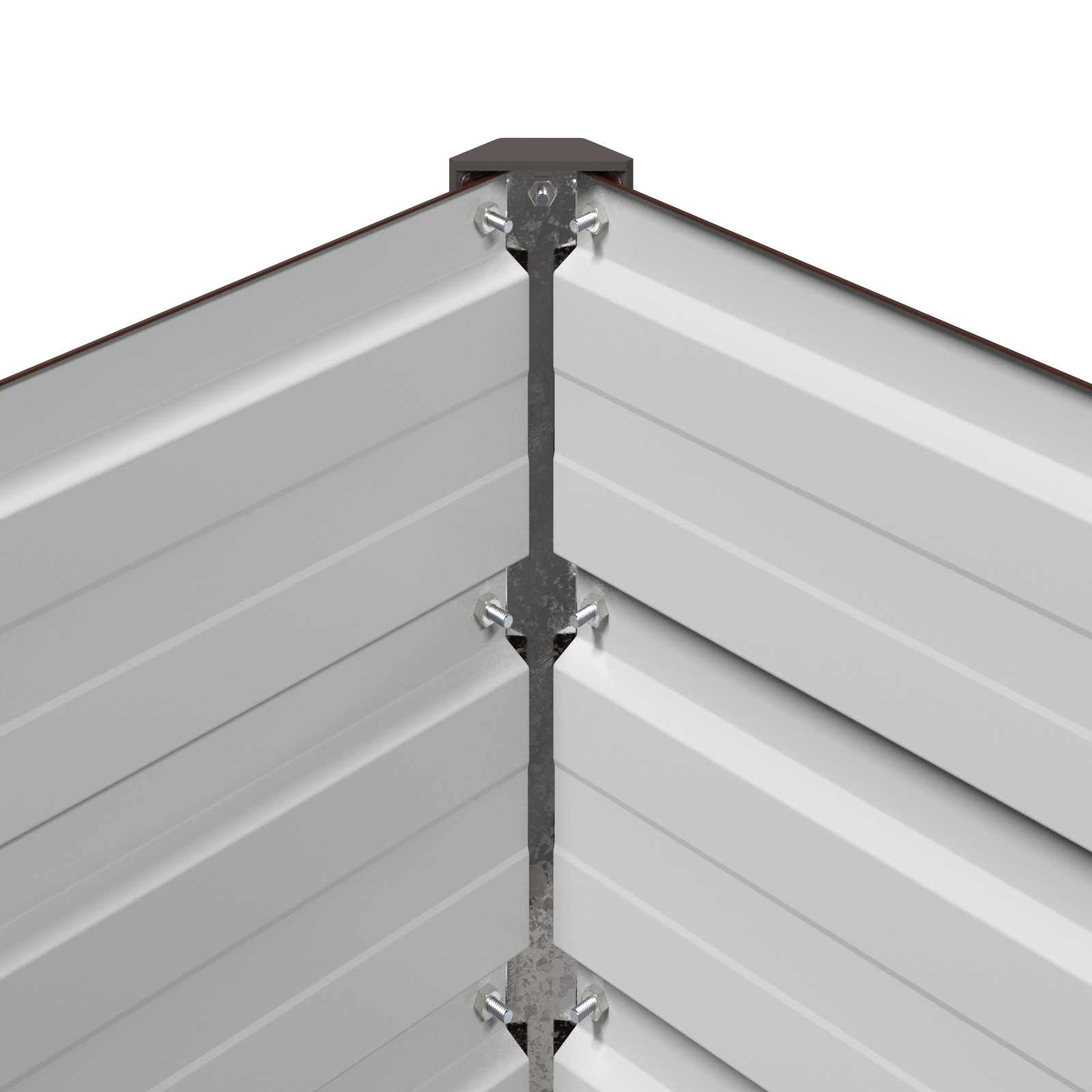 Υψωμένο Κρεβάτι Κήπου Καφέ 600 x 80 x 55 εκ. - Pakobazaar