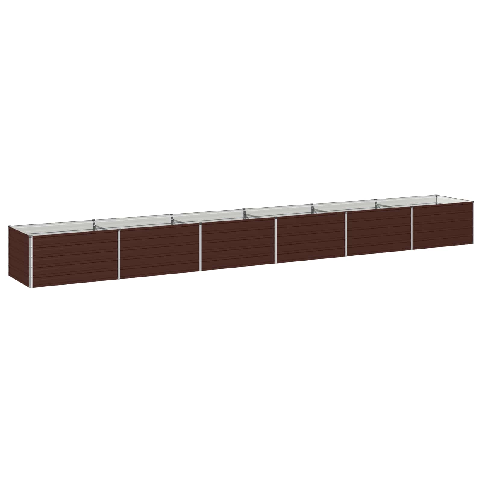 Υψωμένο Κρεβάτι Κήπου Καφέ 600 x 80 x 55 εκ. - Pakobazaar