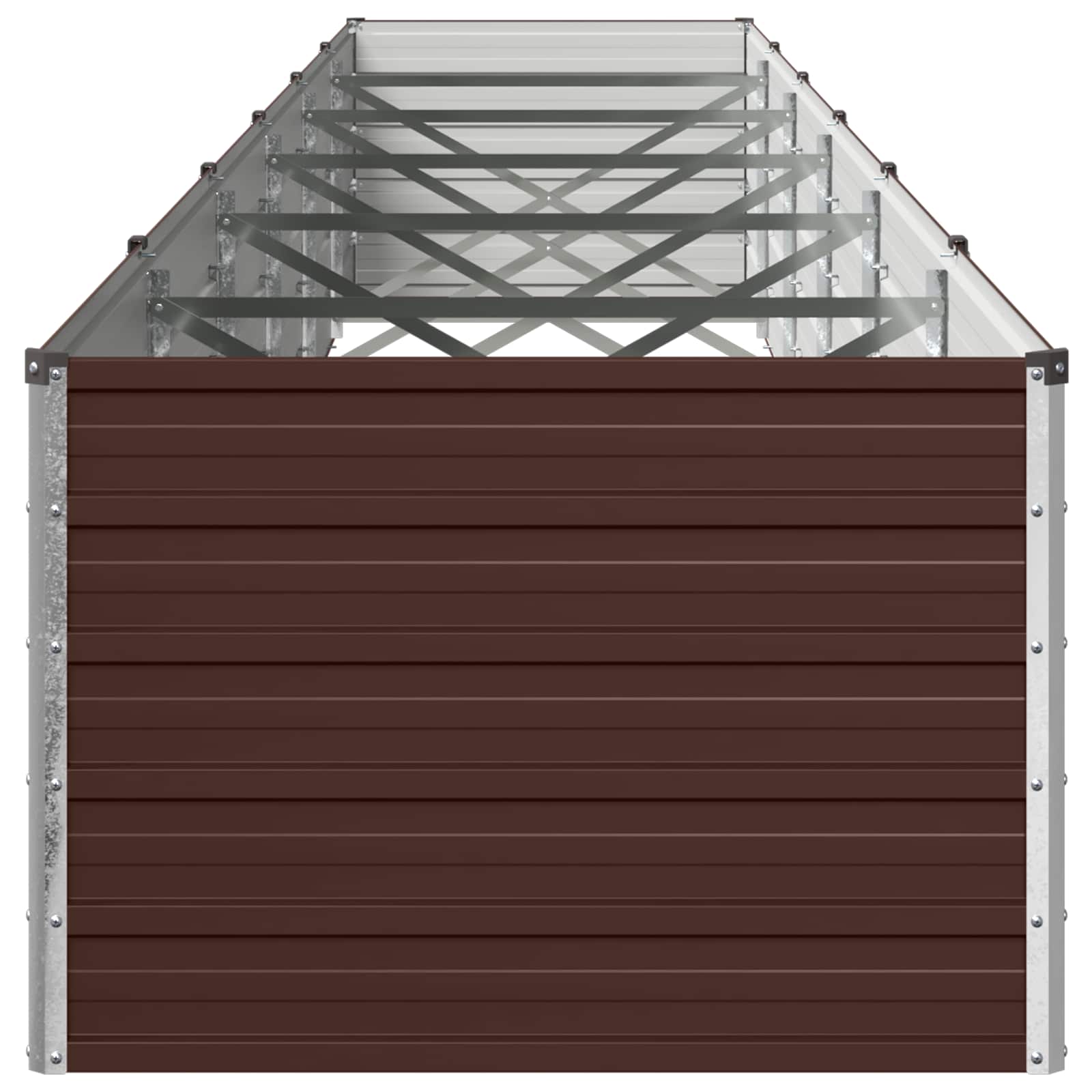 Υψωμένο Κρεβάτι Κήπου Καφέ 600 x 80 x 55 εκ. - Pakobazaar