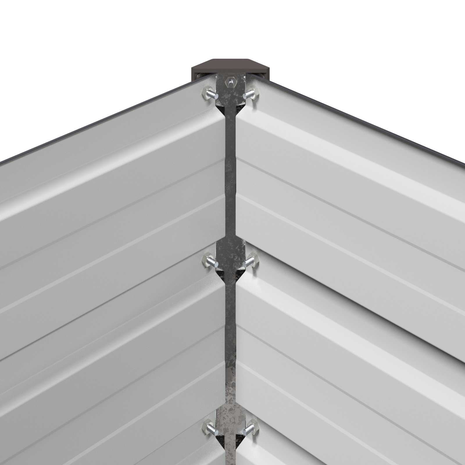 Υψωμένο Κρεβάτι Κήπου Ανθρακί 600 x 80 x 55 εκ. - Pakobazaar